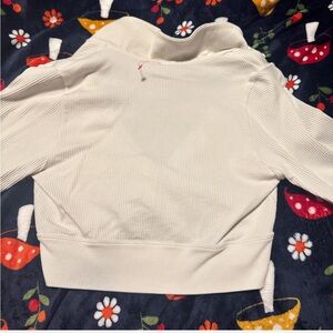 Zara white crop top